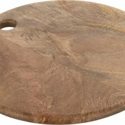 Groothandel βοΈ J-Line Snijplank Hout - Ronde Snijplank – Duurzaam Materiaal - 30x30x1.5 Cm – Mangohout β¨