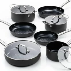 Beste deal π ISENVI Murray Chef Du Jour - Pannenset Inductie - 7 Delig - RVS Grepen π€©