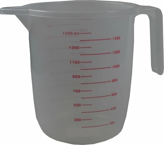 Beste deal π Benson Maatbeker 1500 Ml - Plastic Maatbeker - 1.5 Liter π₯ 1 Beste deal π Benson Maatbeker 1500 Ml - Plastic Maatbeker - 1.5 Liter π₯