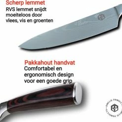 Flash-uitverkoop β Roham Products RP Professioneel Japans Koksmes – 20cm - Inclusief Mesbeschermer – RVS Lemmet - Handvat Van Pakkahout - Geleverd In Geschenkdoos π 9 Flash-uitverkoop β Roham Products RP Professioneel Japans Koksmes – 20cm - Inclusief Mesbeschermer – RVS Lemmet - Handvat Van Pakkahout - Geleverd In Geschenkdoos π -T-fal winkle 550x495