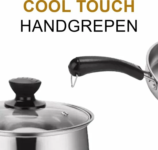 Aanbiedingen β€οΈ Kitchen Princess KitchenPrince 3-Delige Pannenset Zilver - PFAS-Vrij - Pannenset - Koekenpan - Steelpan - Pannenset Inductie - Antiaanbaklaag - Kookpan - Bakpan - Koekenpannenset π 3 Aanbiedingen β€οΈ Kitchen Princess KitchenPrince 3-Delige Pannenset Zilver - PFAS-Vrij - Pannenset - Koekenpan - Steelpan - Pannenset Inductie - Antiaanbaklaag - Kookpan - Bakpan - Koekenpannenset π - Afbeelding 3