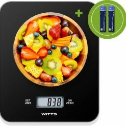 Groothandel π Witts Digitale Precisie Keuken Weegschaal – 1gr Tot 15 Kg – Tarra Functie – Elektrisch – Zwart π§¨