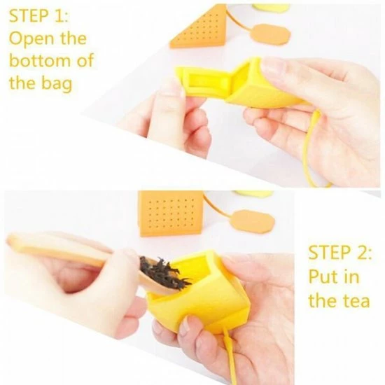 Begroting π€© Favorite Things 5x Siliconen Theezeefje Voor Losse Thee In De Vorm Van Een Theezakje - Orginele Tea Infuser - Thee-ei β¨ 3 Begroting π€© Favorite Things 5x Siliconen Theezeefje Voor Losse Thee In De Vorm Van Een Theezakje - Orginele Tea Infuser - Thee-ei β¨ - Afbeelding 3