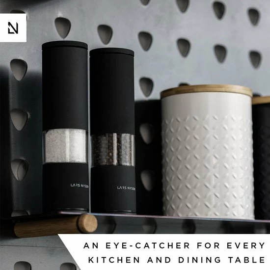 Goedkoop π₯ LARS NYSØM Zout- En Pepermolen Set 'Lagom' Greige π 7 Goedkoop π₯ LARS NYSØM Zout- En Pepermolen Set 'Lagom' Greige π - Afbeelding 7