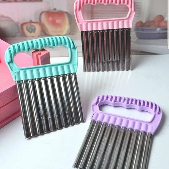 Goedkoopste π€© Freekook Aardappel Mesje - Ribbel Mesje - Keuken Accessoires - Schilmes - Frietsnijder- Decoratiemes Met Ribbels - Voor Ribbelfriet - Kartelmes - Groentesnijder π 2 Goedkoopste π€© Freekook Aardappel Mesje - Ribbel Mesje - Keuken Accessoires - Schilmes - Frietsnijder- Decoratiemes Met Ribbels - Voor Ribbelfriet - Kartelmes - Groentesnijder π - Afbeelding 2